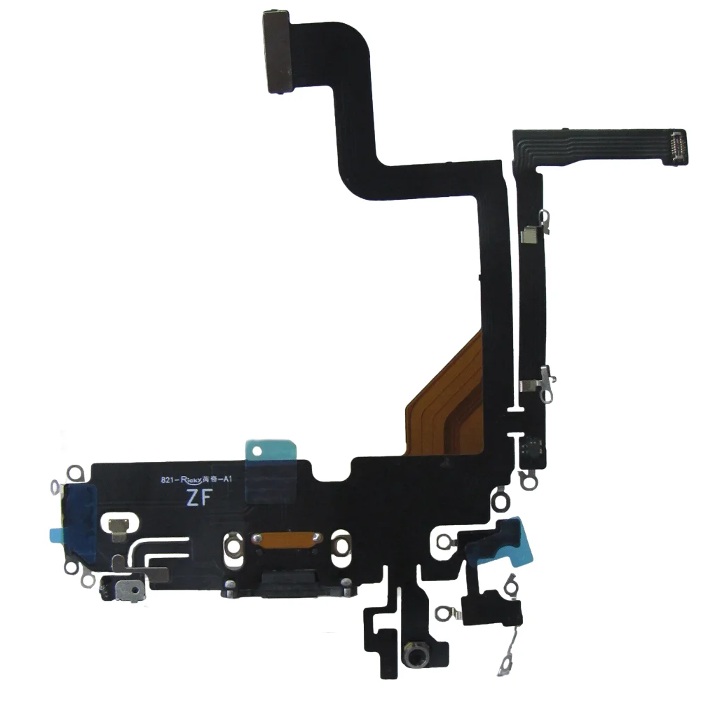 Imagem 5 de 5 do produto Flex De Carga Dock Conector Gold Para Iphone 13 Pro