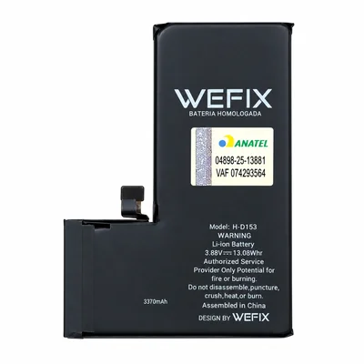 Bateria Wefix Homologada Anatel Compatível Com Iphone 15 Pro