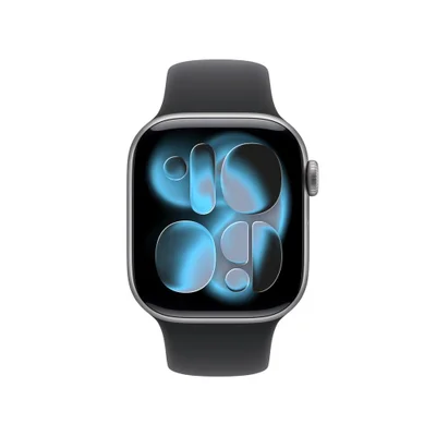 Apple Watch Series 11 Gps - Caixa Cinza-espacial De Alumínio – 42 Mm - Pulseira Esportiva Preta – M/g — foto 6