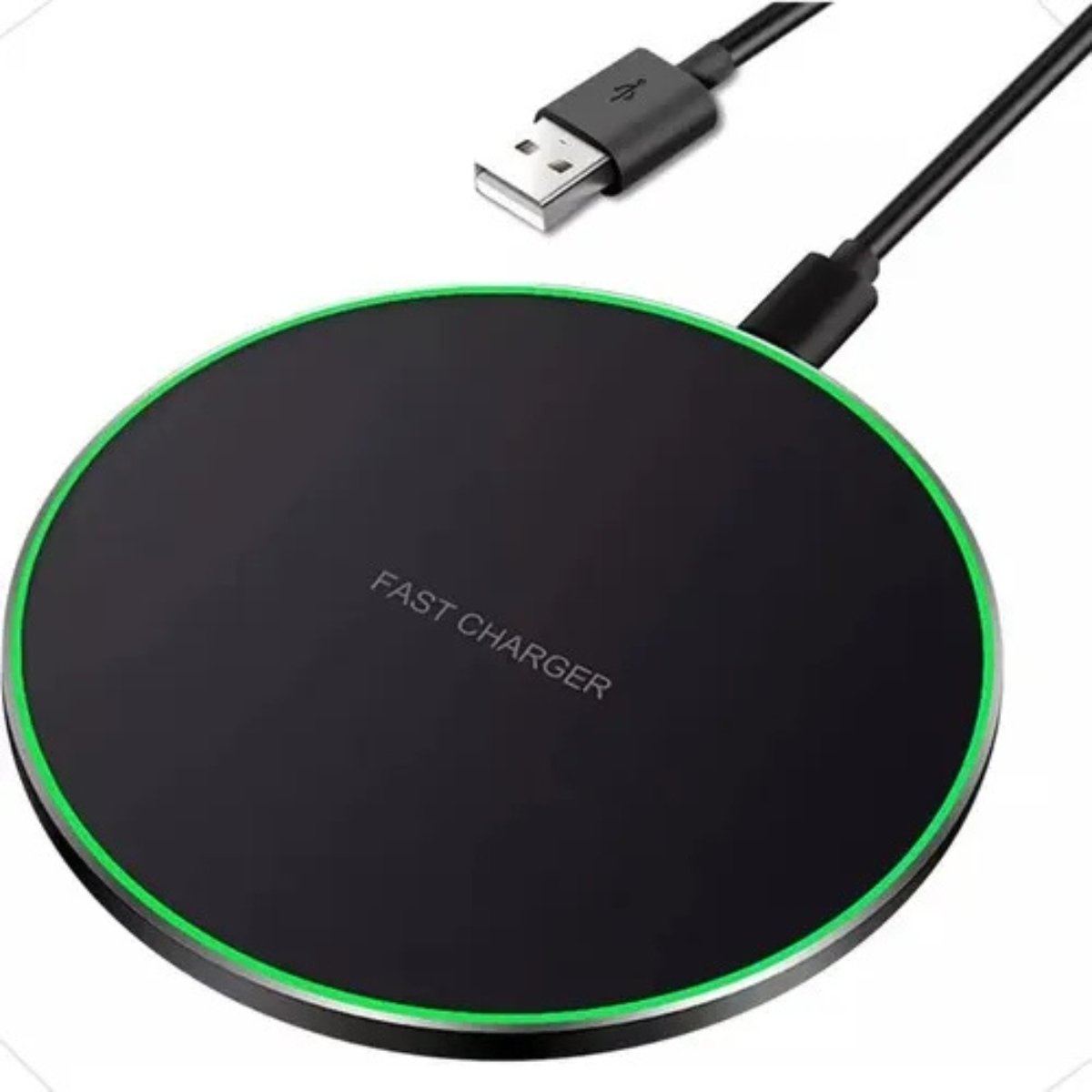 Carregador De Indução Universal Com LED E Proteção Avançada