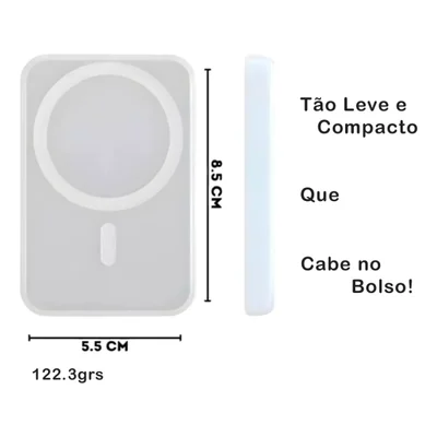 Carregador Portátil Magnético Sem Fio Para Ios Rápido — foto 3