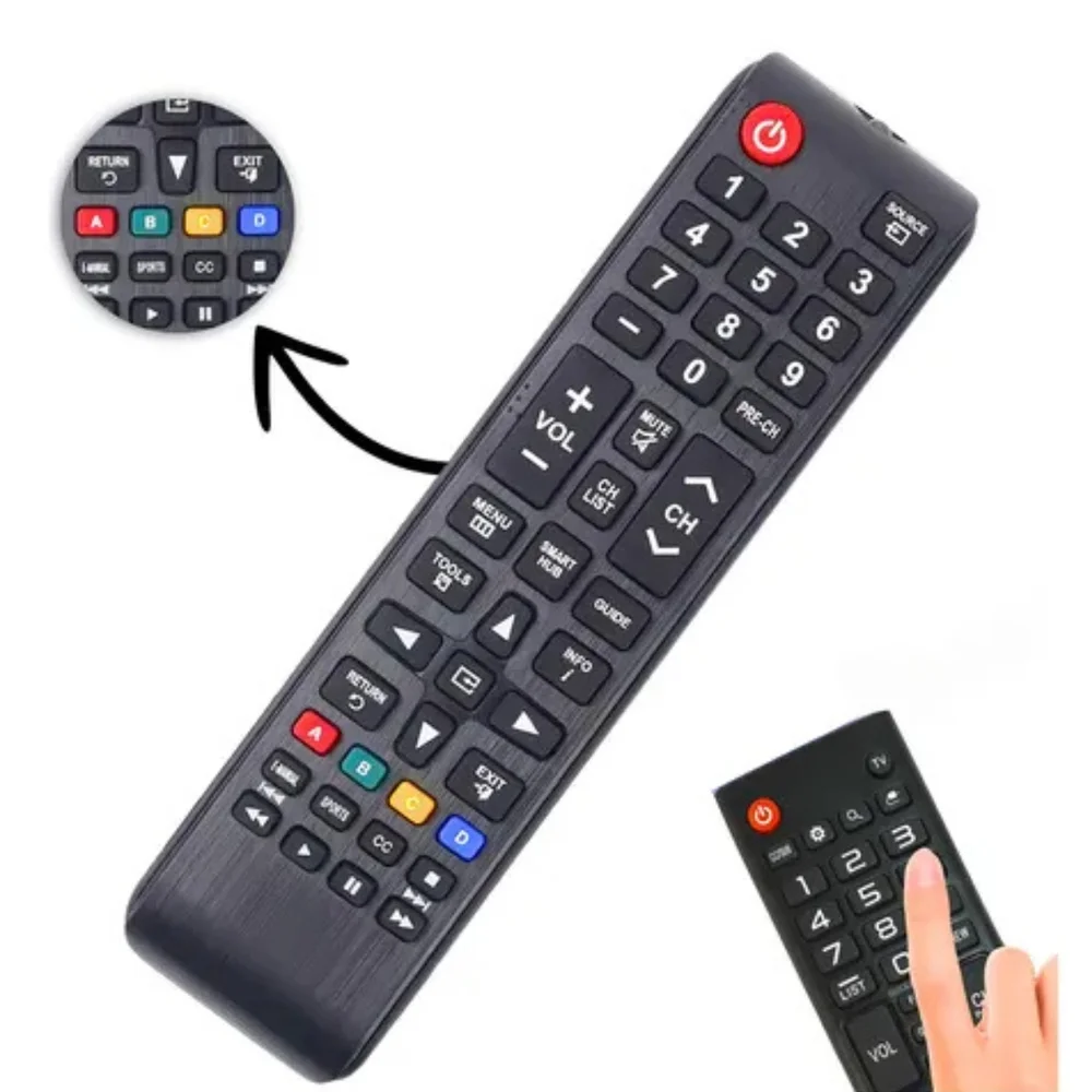 Imagem 4 de 5 do produto Controle Remoto Universal Substituto Para Tvs Un48 Un55 Un65
