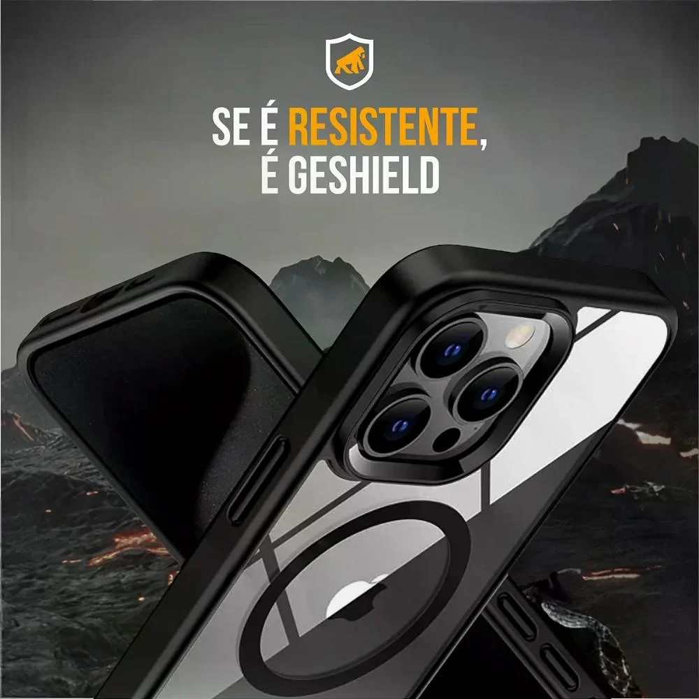 Imagem 2 de 5 do produto Capa Case Capinha Magsafe Para Iphone 17 Pro Max - Preta - Gshield