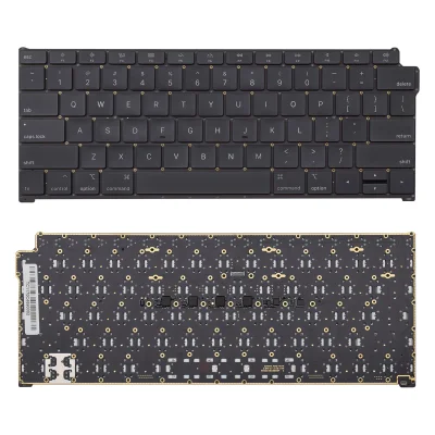 Teclado Para Notebook Apple Macbook Air 13 A1932 2019 Inglês Internacional - Us Preto