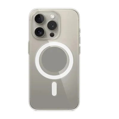 Capa Clear Transparente Magnética Compatível Iph 14 – Encaixe Perfeito, Recortes Precisos E Pronto Para Carregamento Por