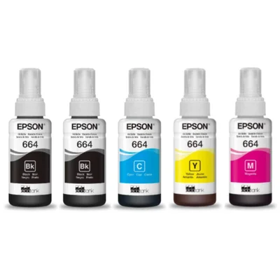 Kit 05 Tinta   L1300 L365 L380 L565 L455 L375 L395 T664