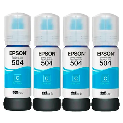 Kit Tinta   L6270 L4150 L4260 L6191 L6171 T504 Ciano