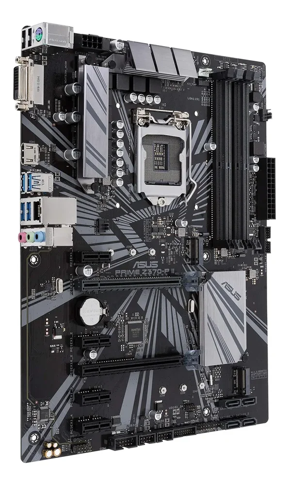 Placa Mae Asu Prime Z370-p Ii LGA 1151 64gb 8 E 9geraçao Nvme M.2 Gamer