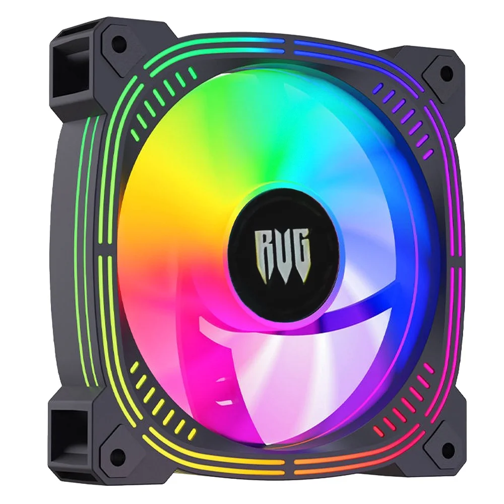 Cooler Fan LED Rainbow RGB 120mm Para Gabinete Computador Desktop Revenger G-vr336 4