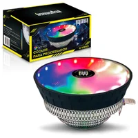 Cpu Cooler Para Processador Intel Amd Gamer Fan RGB LED Revenger G-vr301 Ventilador LGA  1151 1155 Am4 Am3 2