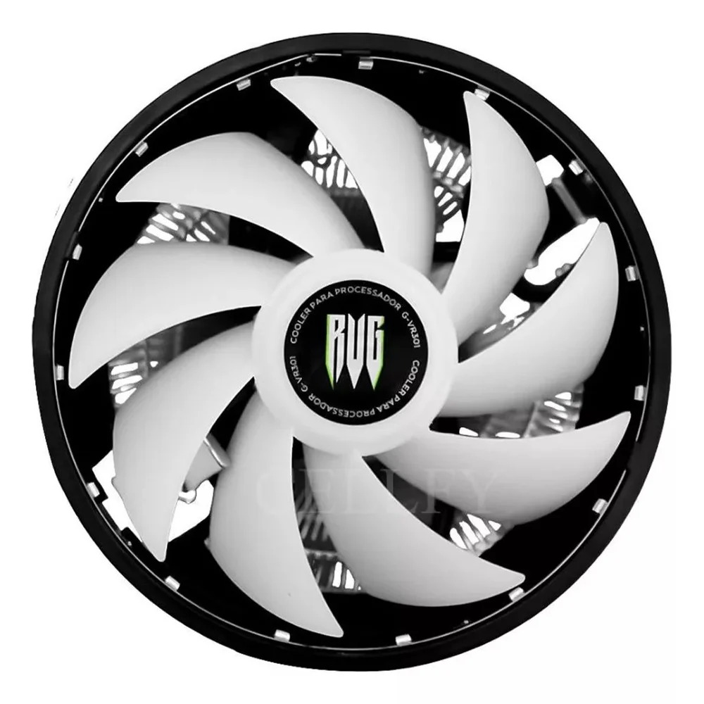 Cpu Cooler Para Processador Intel Amd Gamer Fan RGB LED Revenger G-vr301 Ventilador LGA  1151 1155 Am4 Am3 8
