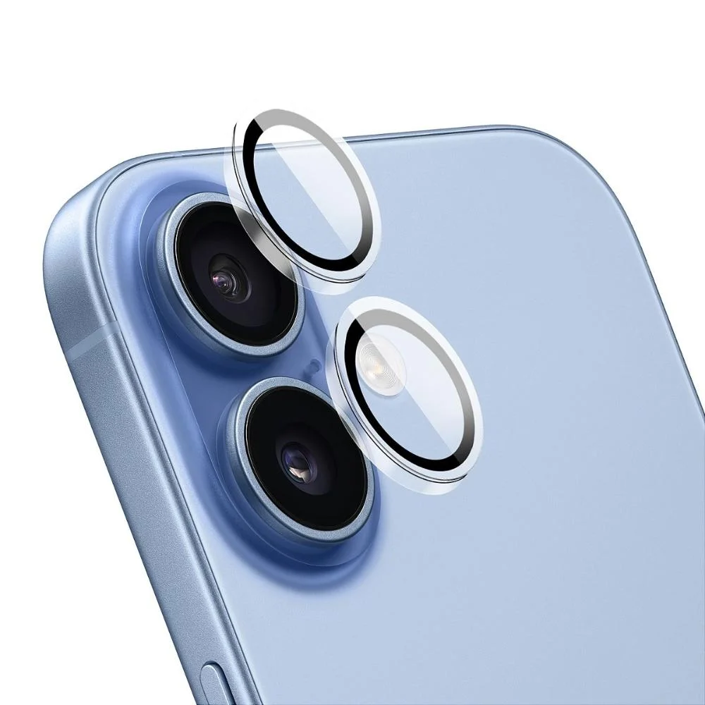 Protetor De Lente Para Iphone 17 - Survivor - Transparente Com Molde Aplicador - Frame Para Câmera - Gshield