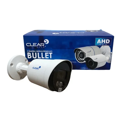 Câmera Bullet Plastico Ahd1080p Ir20m Full Color 3.6mm Ip66 Clear