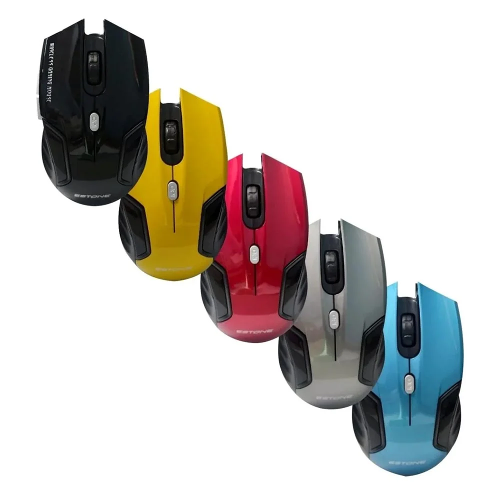 Mouse Sem Fio Estone Wireless E-1500 1600dpi 2.4ghz Usb Cor:cinza Mouse Sem Fio Estone Wireless E-1500 1600dpi 2.4ghz Usb Cor:cinza