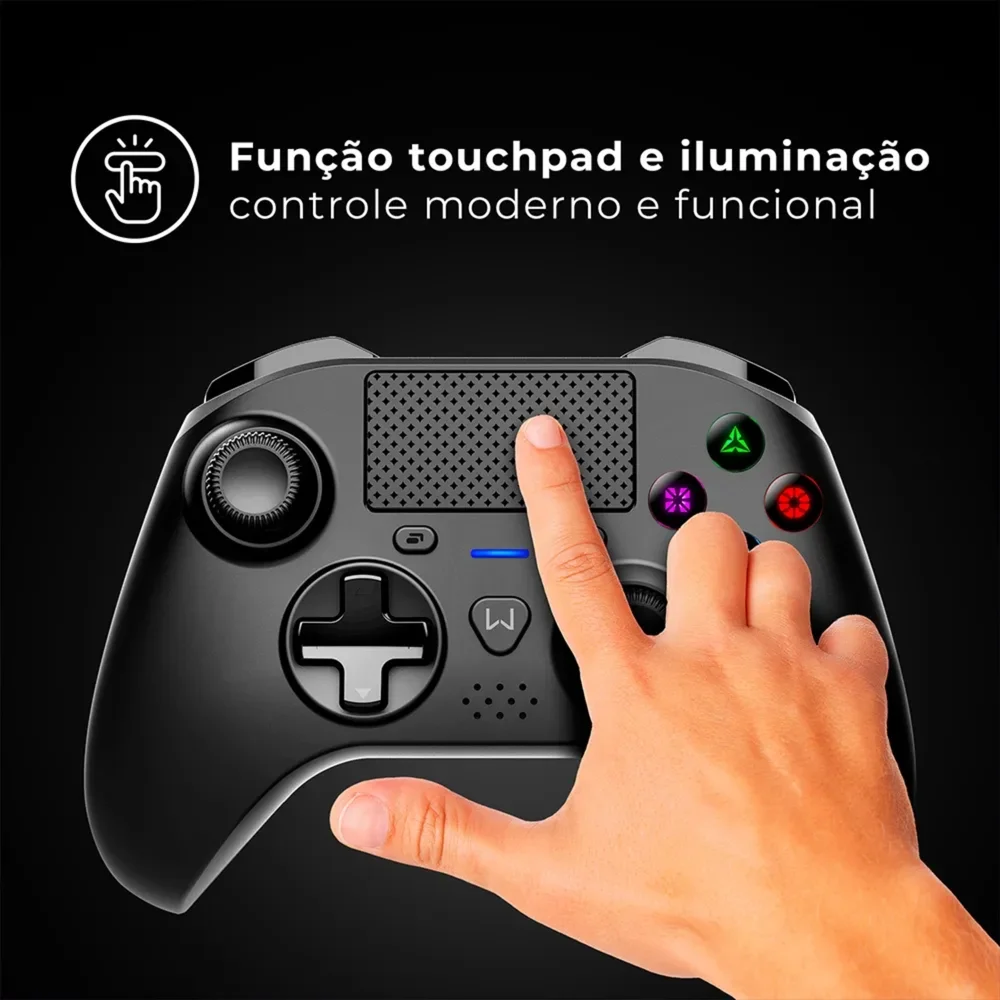 Imagem 5 de 5 do produto Controle Mine Pro Bluetooth Preto Warrior - Js0093 Preto