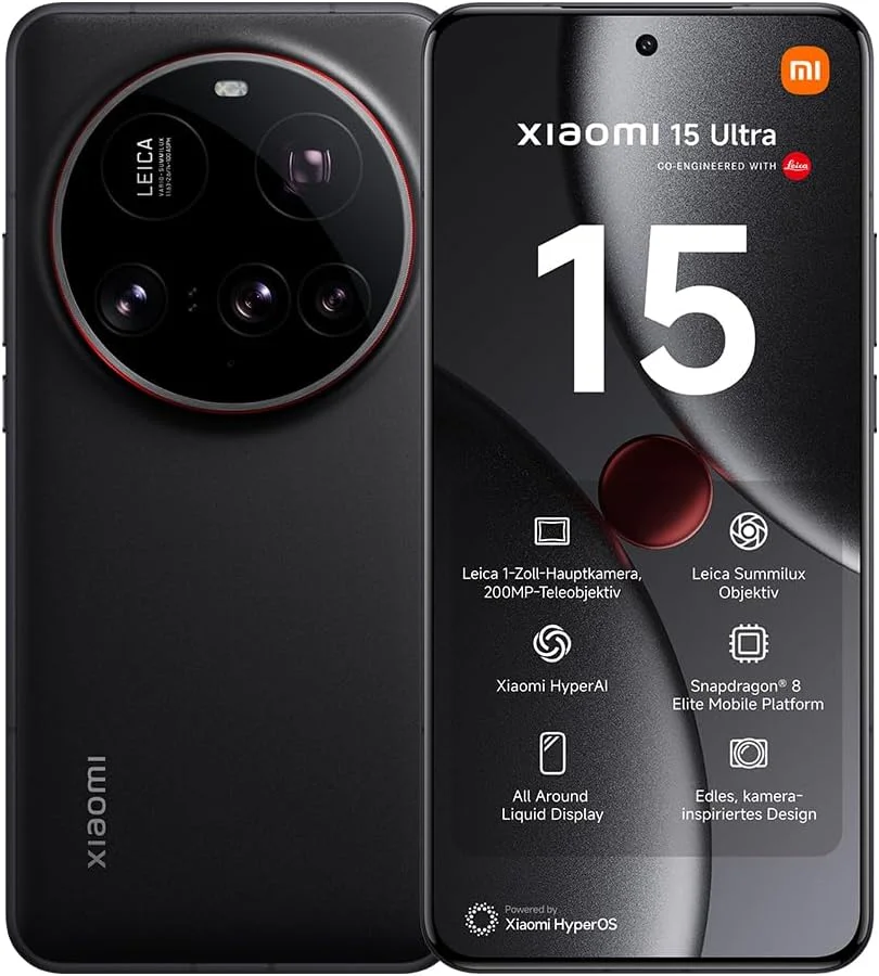 Xiaomi 15 256GB Xiaomi Leica ブラック Produtos com até 15 OFF no PIX KaBuM