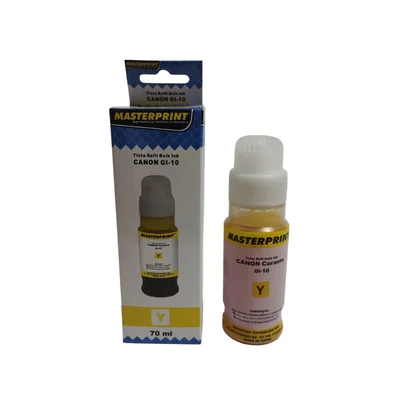 Tinta Yellow Compatível Com Canon Gi10 Para G6010 G7010 G-6010 G-7010 70ml