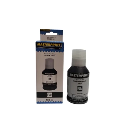 Tinta Preta Compatível Com Canon Gi11 Para G2160 G3160 G-2160 G-3160 135ml