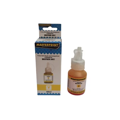 Tinta Yellow Compatível Com Brother 5001 Para Hl-t4000dw Dcp-t220 Dcp-t420w Dcp-t720dw 58ml