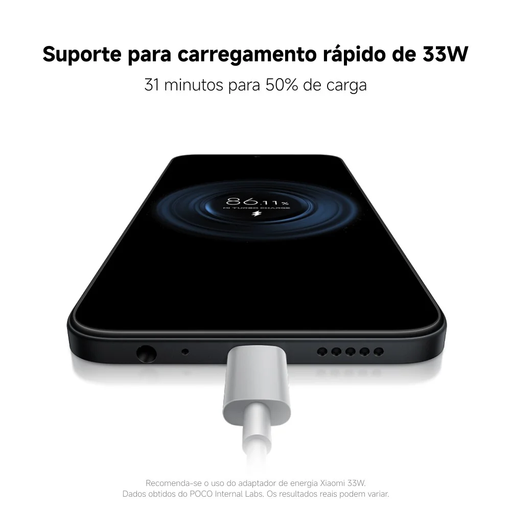 Imagem 3 de 5 do produto Smartphone Poco C85 6+6gb + 128GB, Preto