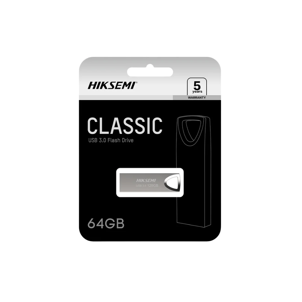 Imagem 2 de 3 do produto Pen Drive 64gb Usb 2.0 Classic Metal Hiksemi Hs‑usb‑m200 64gb