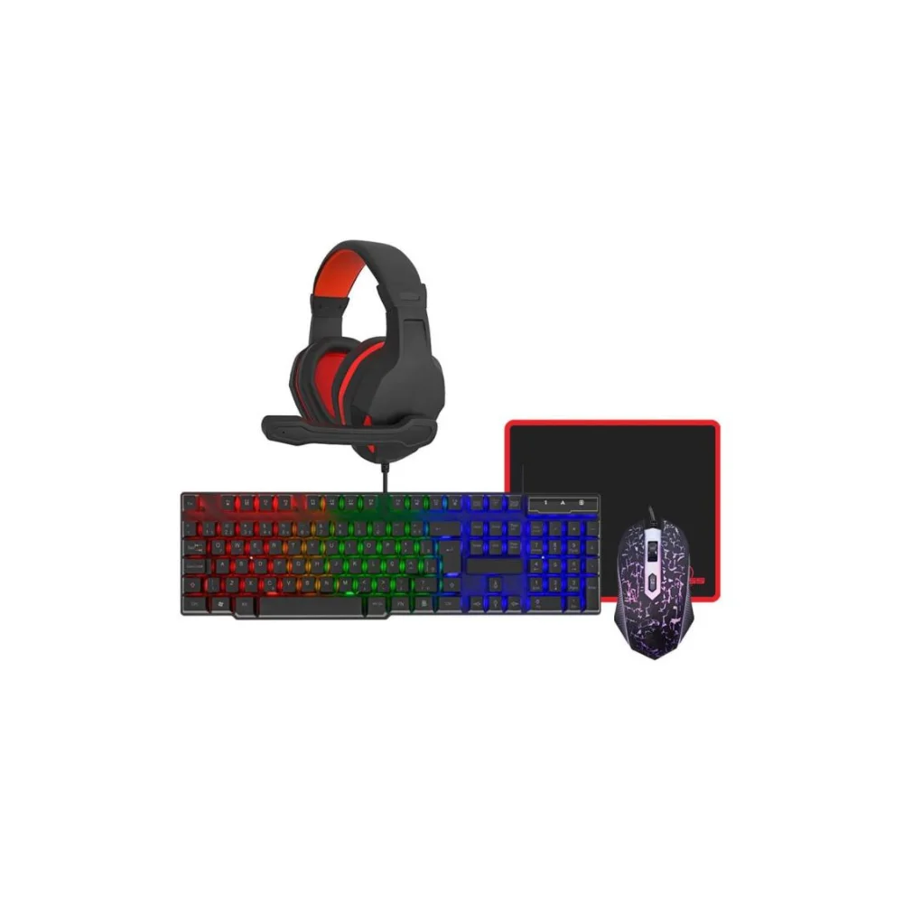 Imagem 2 de 5 do produto Kit Gamer Kross Elegance Ke-gk4100 4 Em 1