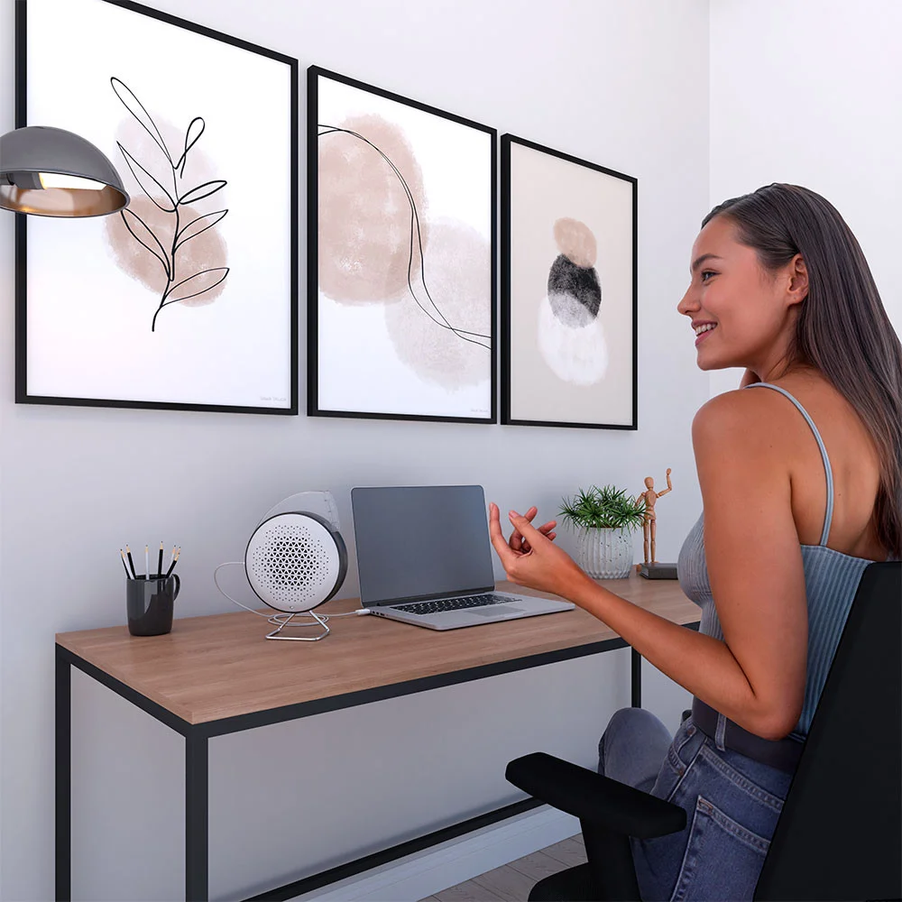 Imagem 4 de 5 do produto Ventilador De Mesa Portátil Usb Praxis
