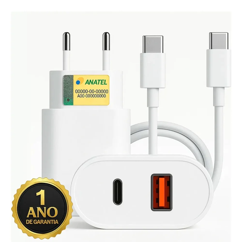 Imagem 5 de 5 do produto Carregador Bivolt 20w Compatível Com Mt G200