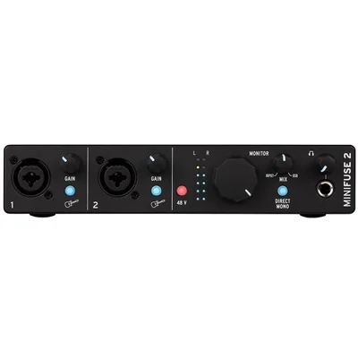 Interface De Áudio Arturia Minifuse 2 Usb-c Portátil Preto