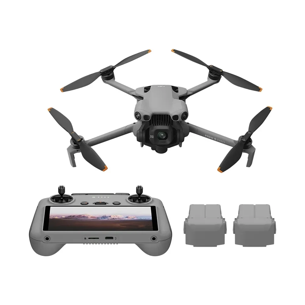 Drone Dji Mini 5 Pro Fly More Kit Com Tela Dji Rc2 – Cmos 1" 4k/60 Hdr