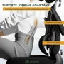 Cadeira Escritório Ergonômica Genebra B500 Luvinco Cor Preto Com Suporte Lombar Ajustável