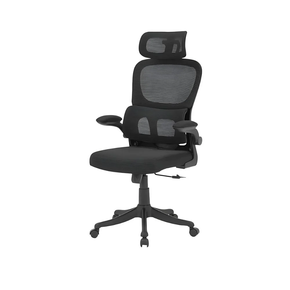Cadeira Escritório Ergonômica Genebra B500 Luvinco Cor Preto Com Suporte Lombar Ajustável Cadeira Escritório Ergonômica Genebra B500 Luvinco Cor Preto Com Suporte Lombar Ajustável