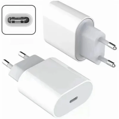 Carregador De Tomada Usb-c Carga Rapida Para Ipad E Iphone, 20w, Turbo