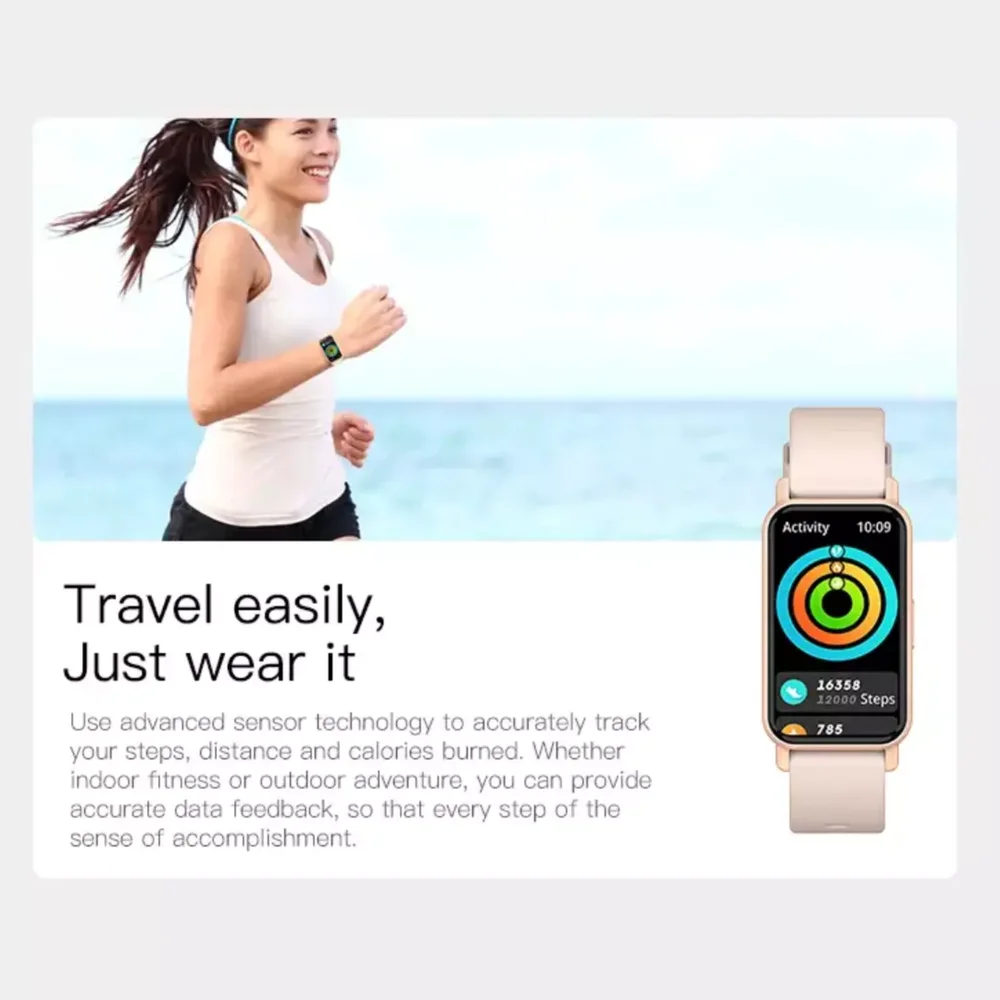 Imagem 2 de 5 do produto Smartwatch Peje Faz Chamadas Cor:rosa