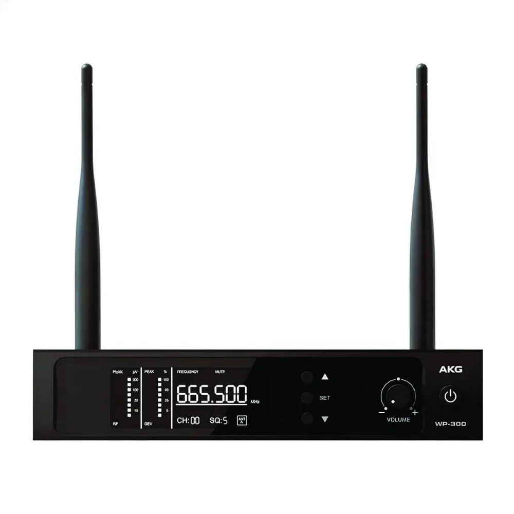 Imagem 2 de 5 do produto Sistema De Microfone Sem Fio Akg Wp300 Sport Headset Uhf