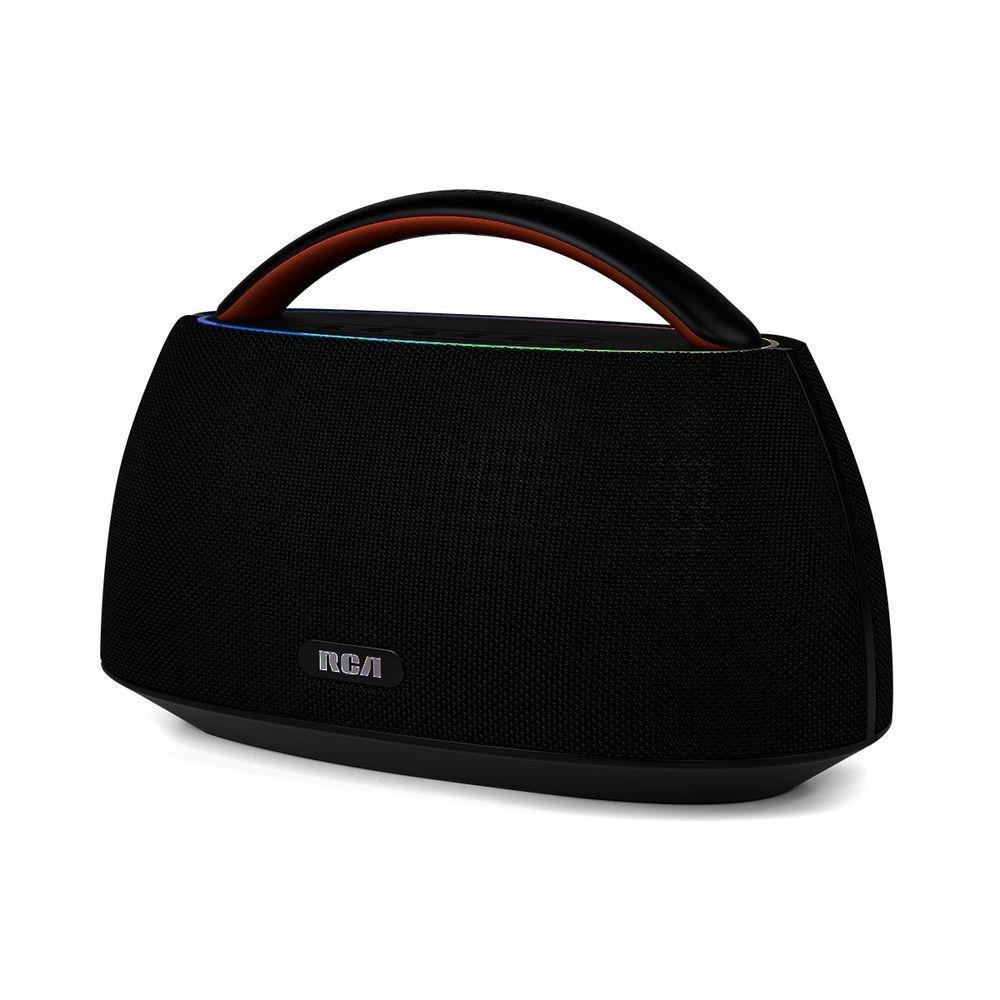 Caixa De Som Portátil Rca Bluetooth 90w Ipx5 Luzes LED RGB Potente Design Minimalista Elegante Fr316