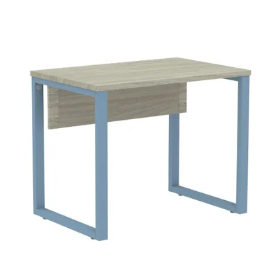 Mesa Escritório 90cm Casablanca Pé Azul Dali