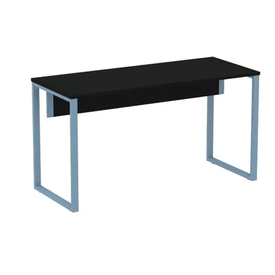 Mesa Escritório P25 Preto C/ Pé Azul Dali