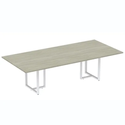 Mesa Reunião 260cm Casablanca Base Branca