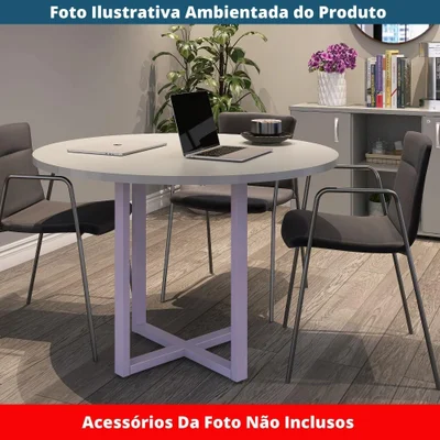 Mesa De Reunião P25 Pandin C/ Pé — foto 3