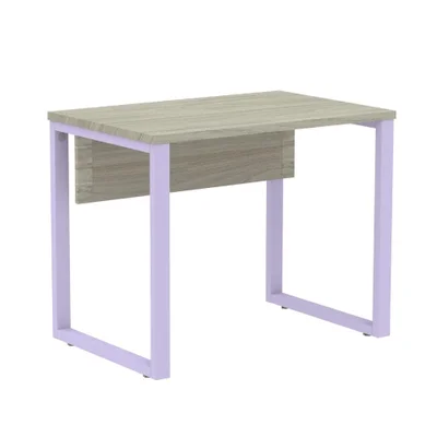 Mesa Escritório 90cm Casablanca Pé Lilás
