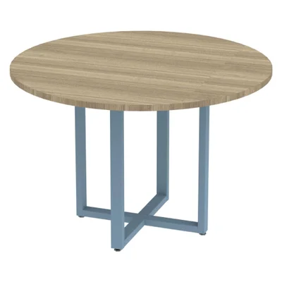 Mesa Reunião Redonda P25 Pandin Azul