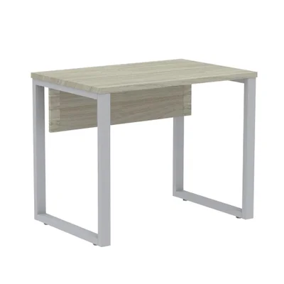 Mesa Escritório 90cm Casablanca Pé Cinza