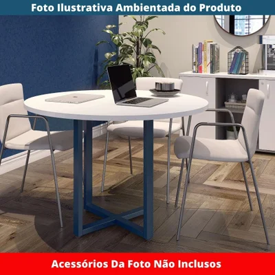Mesa De Reunião P25 Pandin C/ Pé Del Rey — foto 9