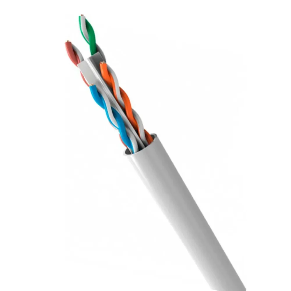 Imagem 4 de 4 do produto Cabo De Rede Megatron Cat6 305m U/utp CM 23 AWG 4 Pares Branco