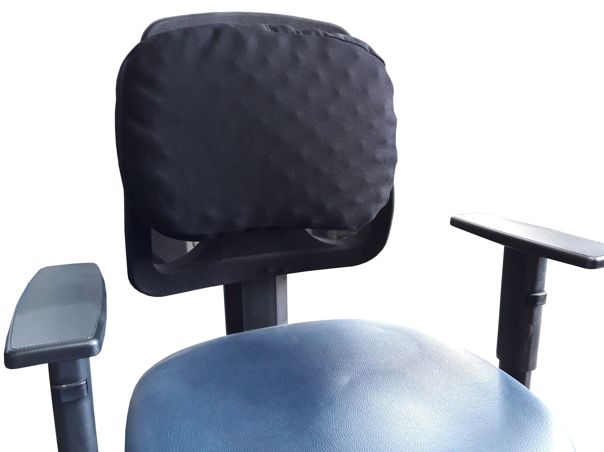 Apoio Ergonômico Encosto Lombar, Com 2 Cintas Elásticas, NR17, Preto