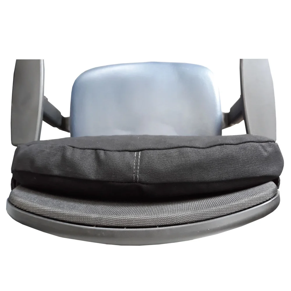 Imagem 3 de 3 do produto Apoio Ergonômico Encosto Lombar, Com 2 Cintas Elásticas, NR17, Preto