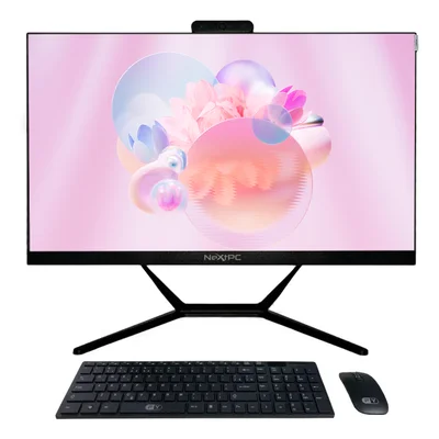 Computador All In One Preto 23,8" Nextpc Intel Core i7, 16gb Ram, SSD 512gb, Webcam, Wi-fi, Bluetooth