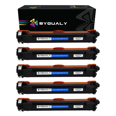 Kit 5 Toner Byqualy Compativel Brother Tn1060 1060 Tn1000 1000 Hl1112 Hl1202 1212w 1202w Dcp 1617w