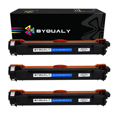 Kit 3 Toner Byqualy Compativel Brother Tn1060 1060 Tn1000 1000 Hl1112 Hl1202 1212w 1202w Dcp 1617w